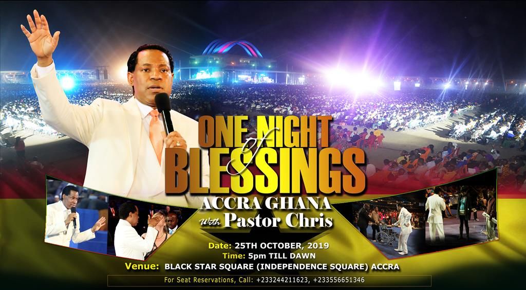 ‘One Night of Blessings with Pastor Chris’ Brings New Season of Grace to Ghana