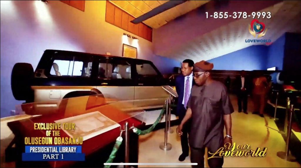 Pastor Chris’ Tour of Olusegun Obasanjo Presidential Library LIVE on LoveWorld