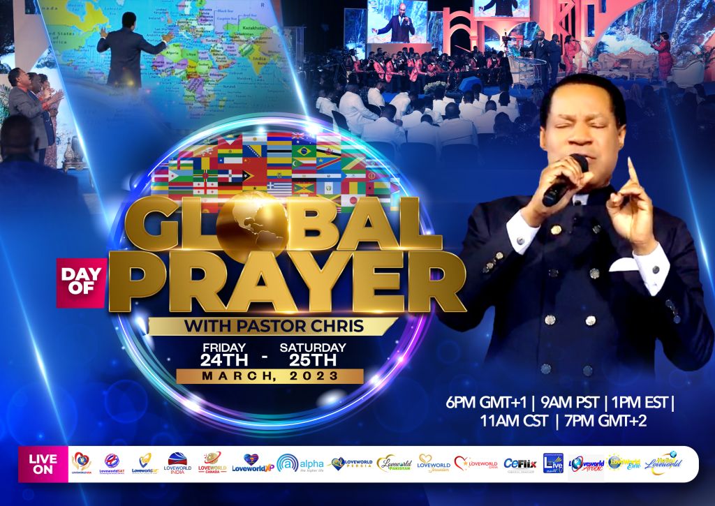 First Global Day of Prayer with Pastor Chris in 2023 Set to Take Airwaves
