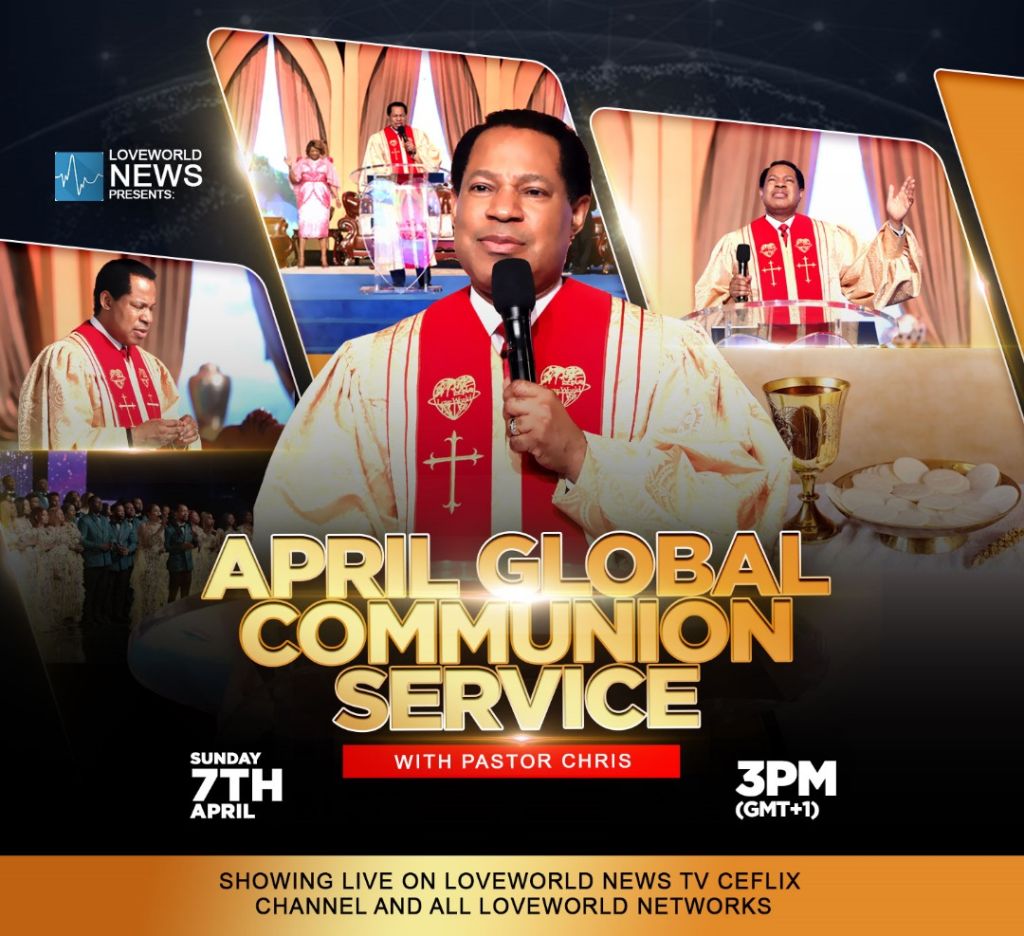April Global Communion Service with Pastor Chris Set to Give Direction for 2nd Quarter of 2024