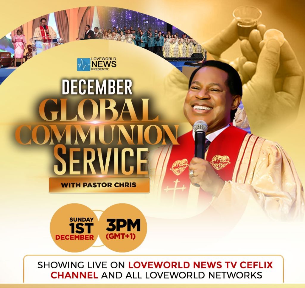 December 2024 Global Service with Pastor Chris to Commence Season of Thanksgiving