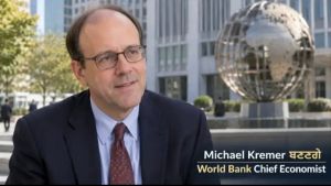 World Bank Names Nobel Laureate Michael Kremer, Chief Economist 