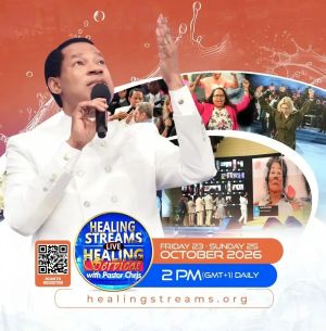 Counting Hours to the October Healing Streams with Pastor Chris 